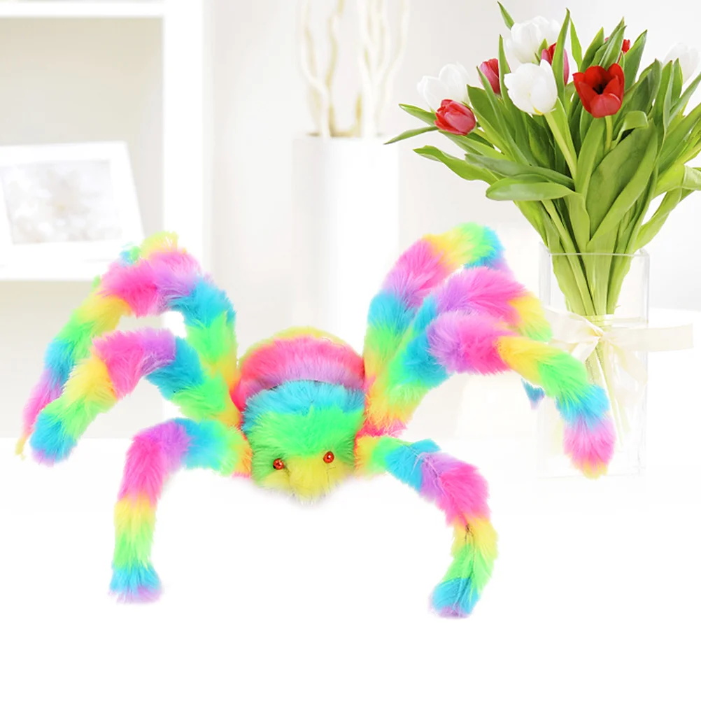 

50 Cm Sipder Toy Plush Spider Halloween Decorations Props Animal Toys Outdoor Stuffed Pig