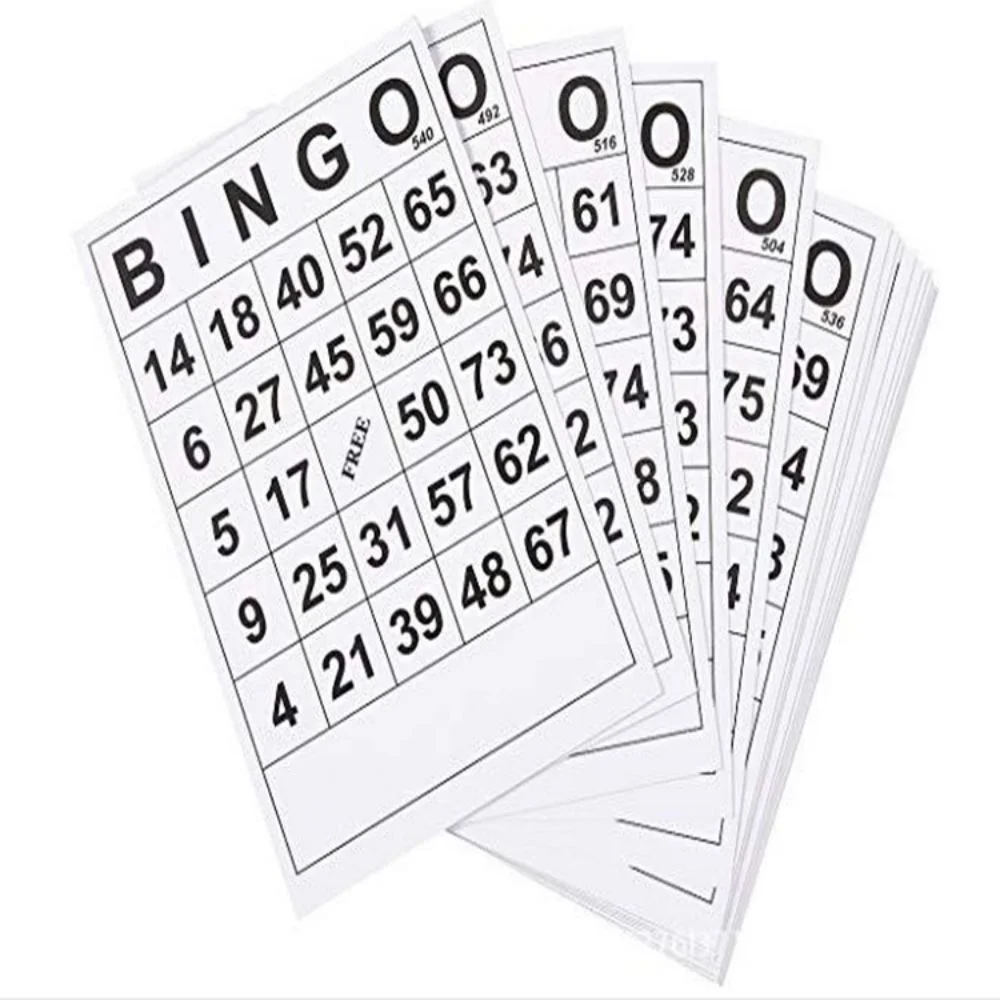 60 Non-repetitive Bingo Cards BINGO Cards Digital Children's Entertainment Games Digital Children's Entertainment Games