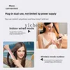 XL straight plate clip, wireless wired dual-purpose fluffy straightening roll rod, negative ions do not hurt hair and prevent 2