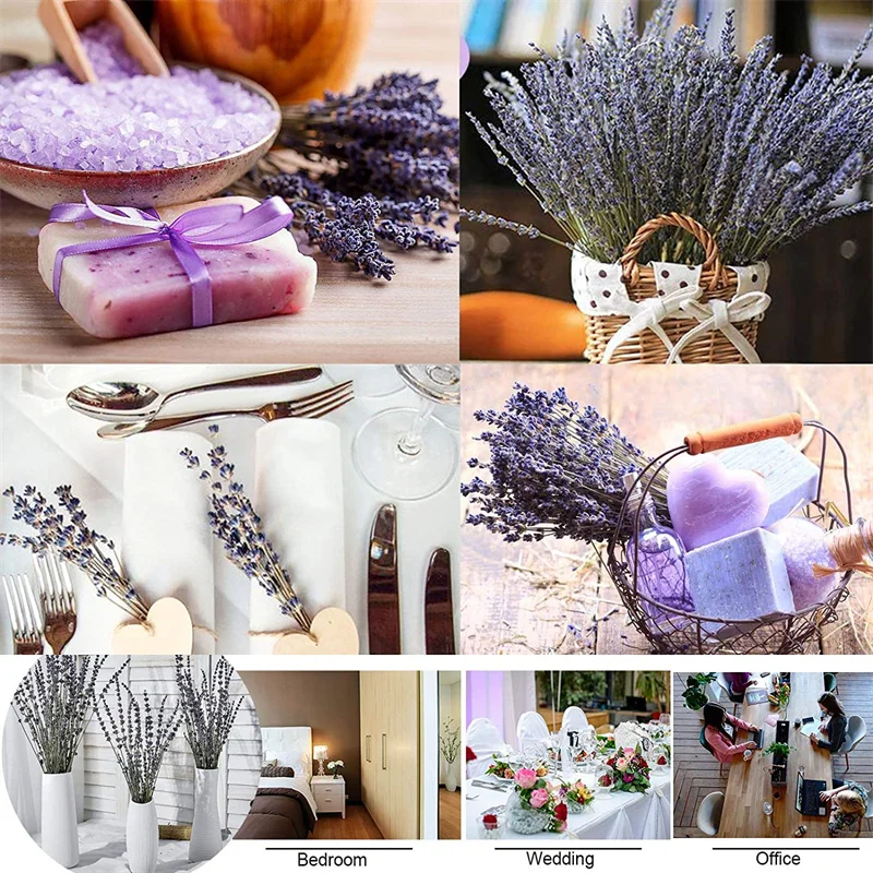 buquê de lavanda buquê de lavanda seco fresco decorativo casamento diy flores secas jardim sala de estar decoração de casa