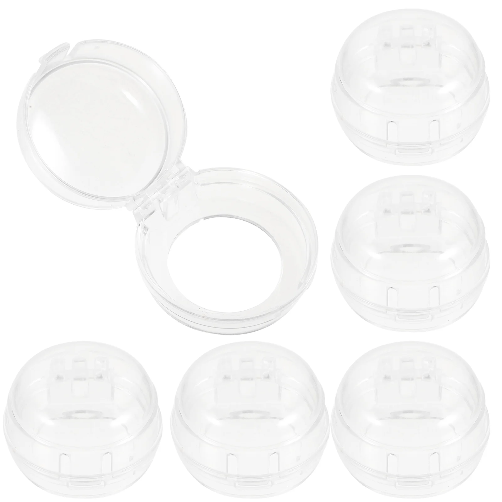 6 Pcs Childproof Oven Knob Covers Door Lock Gas Burner for Kids Stove Safety Locks Guards