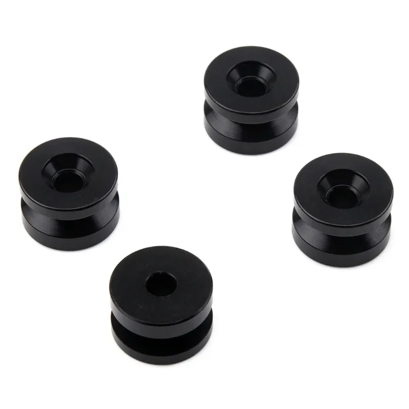 Motorcycle Tail Box 4pcs Universal Motorcycle Rear Luggage Tail Top Box Helmet Trunk Bracket Base Plate Bushing Pad Buckle Spacers