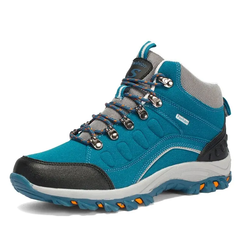 OutdoorMenHightopClimbingShoesFleecelinedWarmCottonShoes