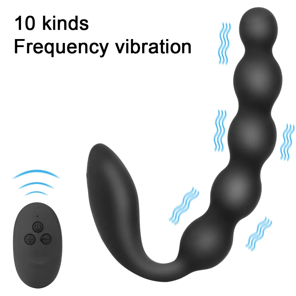 10 Speed For Men Women Anal Beads Vibrators Adult Products Wireless Remote Control Prostate Massager Dildo Vibrators Sex Toys — view 2
