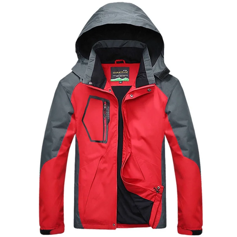 Outdoor Camping Hiking Windbreaker Jacket Women Spring Autumn Breathable Raincoat Waterproof Trekking Climbing Mountain Clothing