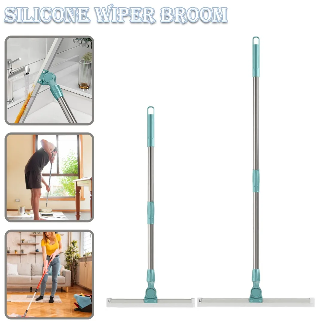 

Toilet Silicone Scraper Broom Magic Wiper High Place Glass Wiper Floor Mop Bathroom Cleaning Sweeping Water Household Tools