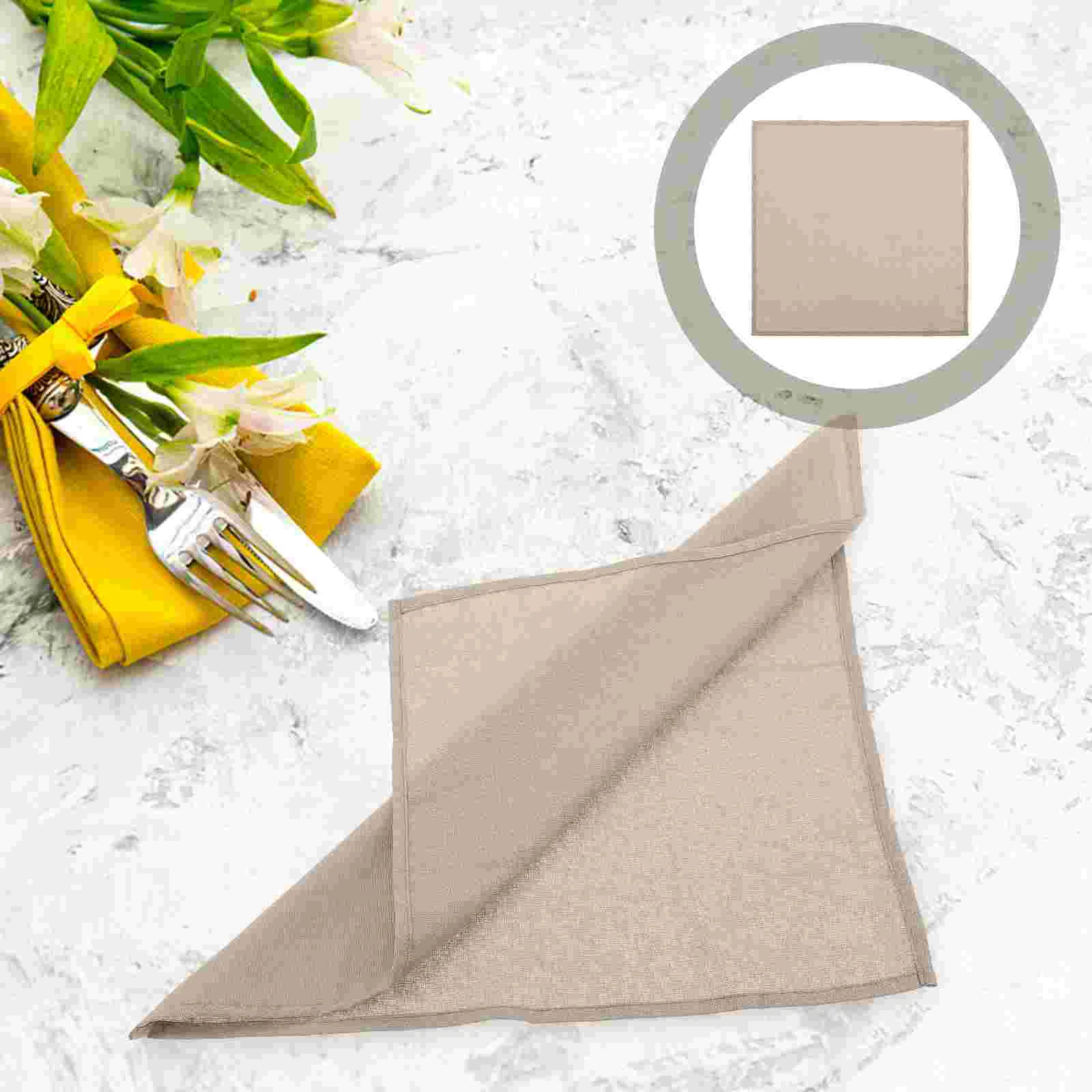 Color Linen Napkin Kitchen Cloth Napkins Dinner Napkins for Home