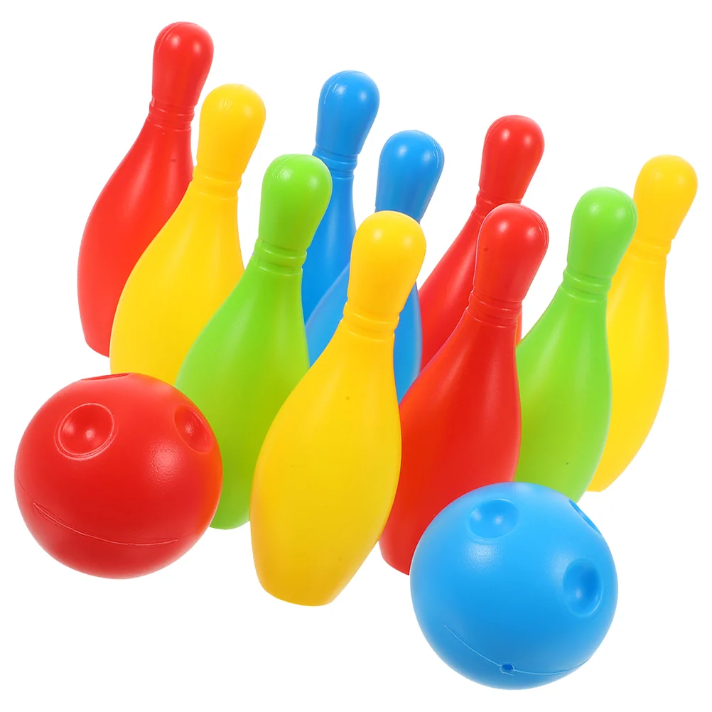 1 Set Kids Bowling Toy Educational Bowling For Kids Indoor Toddler Set Toy Games Plastic Toys Game Entertainment