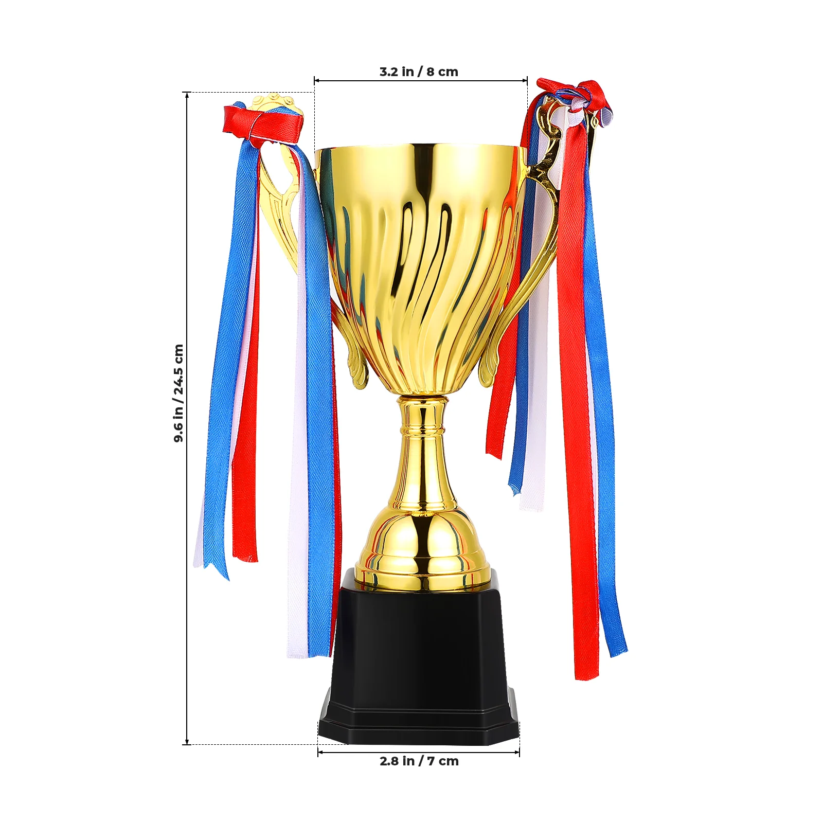 Large Size Metal Trophy Sports Game Award Cup Design Souvenirs Gifts Competitions Team Sports Memorabilia Awards