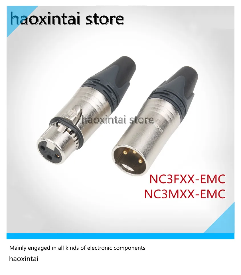 

Neutrik Newtrek XLR3 core Canon plug anti-magnetic anti-jamming NC3FXX-EMC NC3MXX-EMC