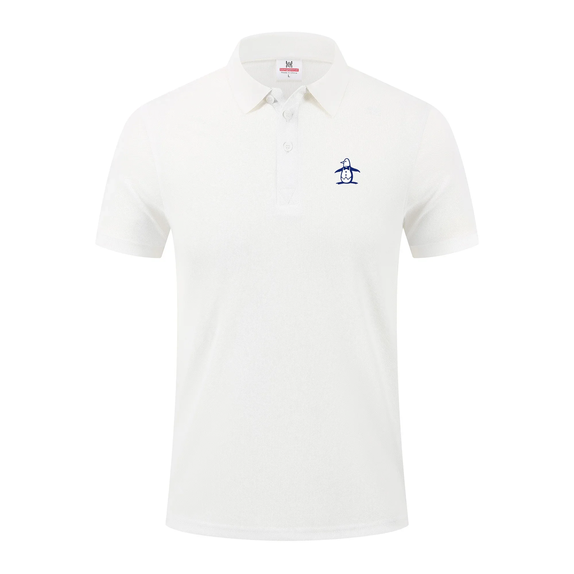 Men's Golf T-shirt 2024 New Summer New Short Sleeved Tops Polo Neck T-shirt Golf Polo Shirt Men's Fashion Casual GOLF Clothing