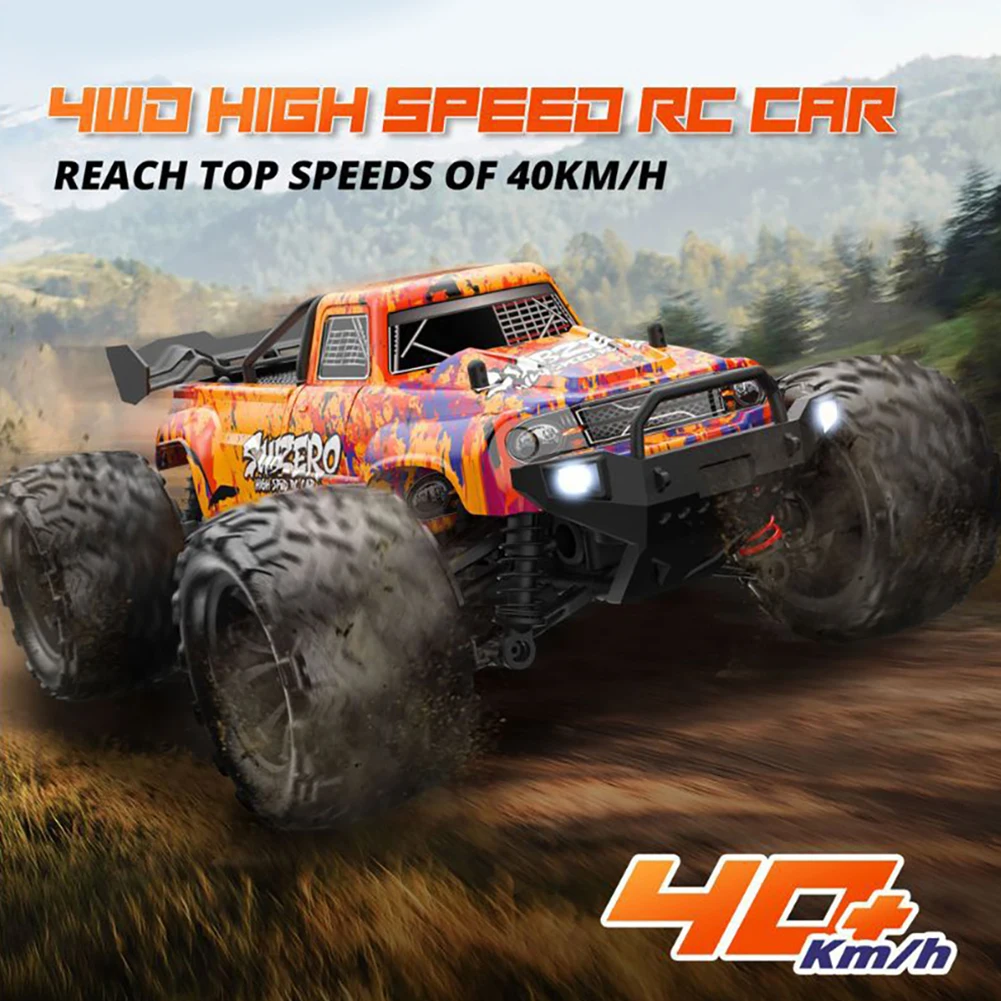 

1/16 RC Car 2.4Ghz 4WD Electric Rc Car With 40KM/H High Speed Off Road Vehicle Model Toys For Children Birthday Gifts