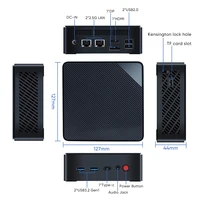 Kingnovy Firewall Office Computer M5 Intel N150 N100 2xi226-V 2.5G LAN Mini PC DDR4 PCIE3.0x4 SSD NUC Windows 11 desktops WiFi 2