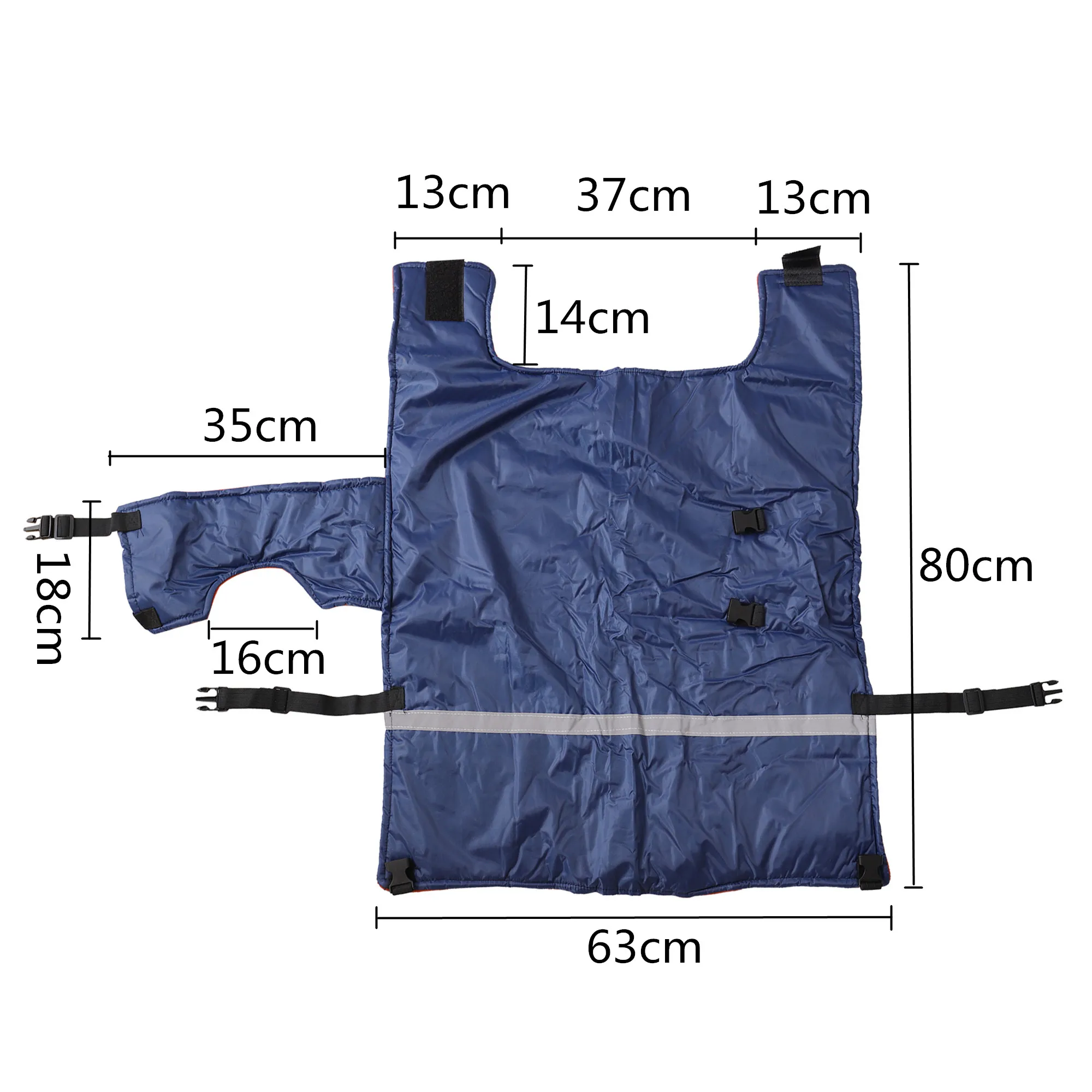 Cow Calf Vest Calf Cold protection Coat Thermal Suit Livestock Oxford Fabric Coat Wind-Proof and Water-Proof Warm Clothing