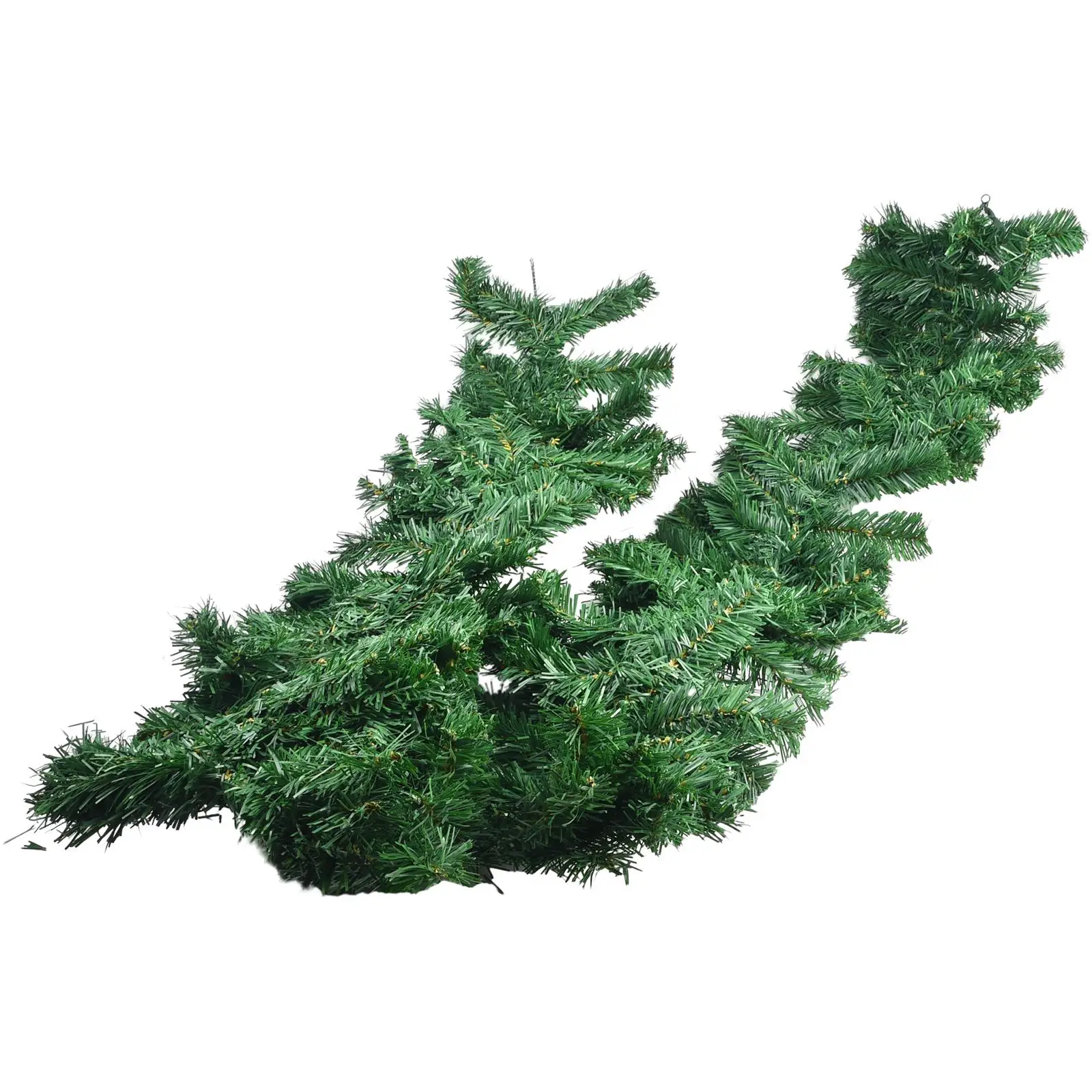 1 stücke 2,7 M Künstliche Grüne Weihnachten Girlande Kranz Weihnachten Kiefer Rattan Dekor Wohnkultur Weihnachten Treppen Dekoration – Detail 11
