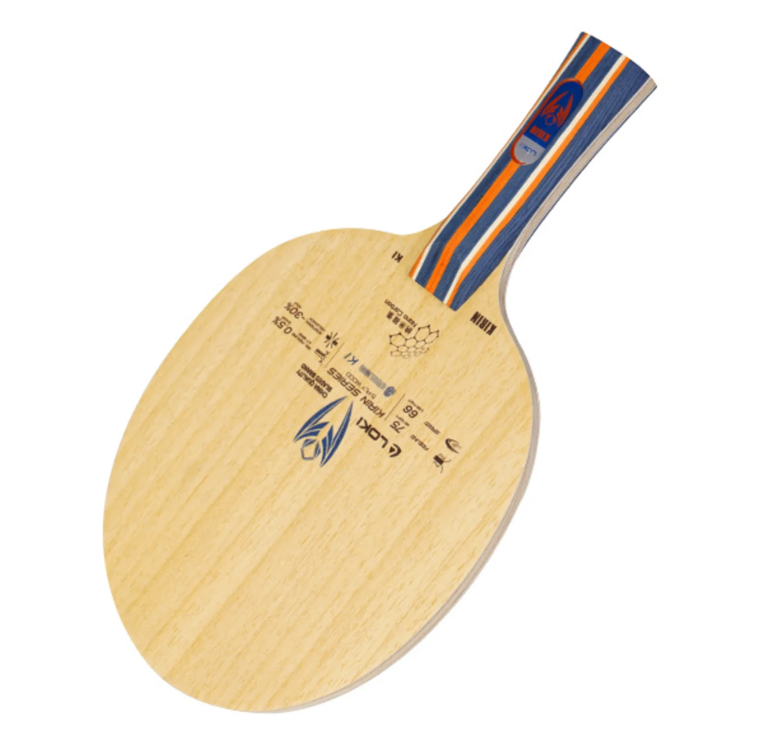 Table tennis racket LOKI KIRIN K1/K2/K3 Table Tennis Blade FL Grip 7/5-Ply OFF+ Ping Pong Paddle Pure Wood Carbon Beginner