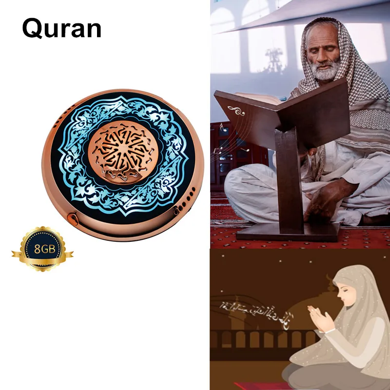 Portable Quran 8gb Wireless Bluetooth Speaker Aroma Lamp Led Light