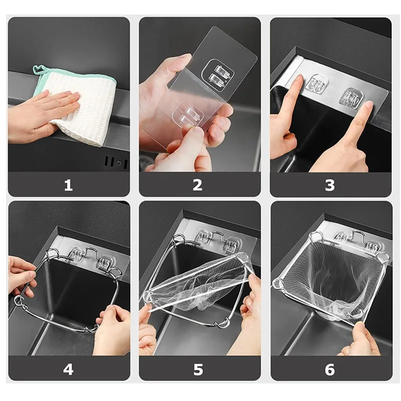 Fine-Mesh Sink Filter Kitchen Disposable Sewer Garbage Mesh Bag Anti-clogging Strainer Drain Hole Garbage Net Bag Anti-blocking