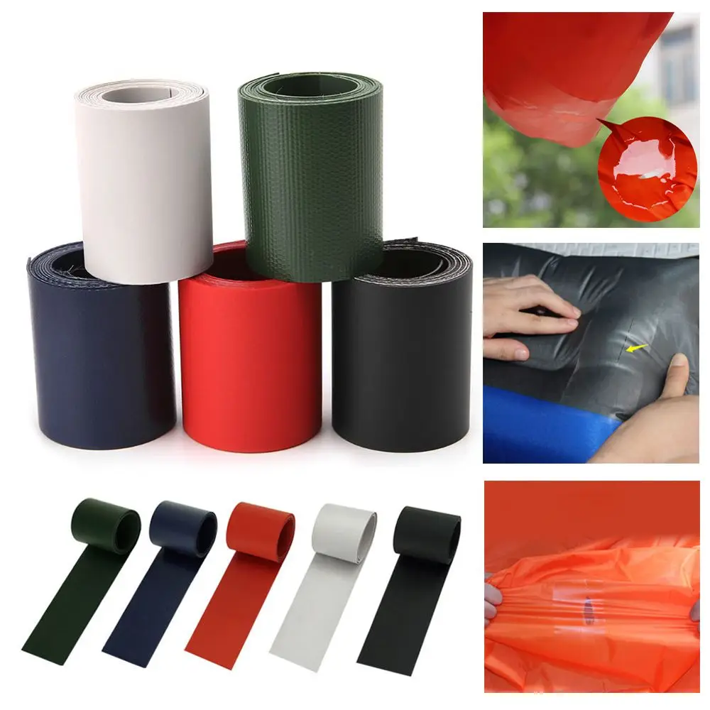 Glued Waterproof 50*1000mm Inflatable Boats Leaking Hole Repairs Kayak Patch Tool PVC Repair Patch Special Damaged Necessity 2