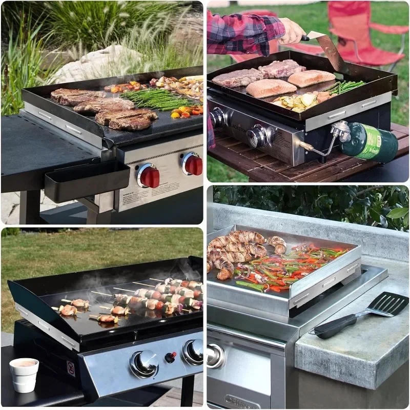 Magnetic Wind Guard For Blackstone 28" Griddle - Stainless Steel Flame Protector & Heat Saver