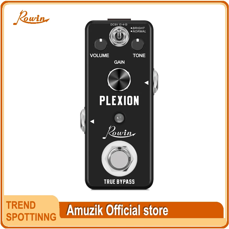 

Rowin LEF-324 Guitar Plexion Pedal Analog Distortion Plexion Effect Pedals Sound Like Marshall Jcm800