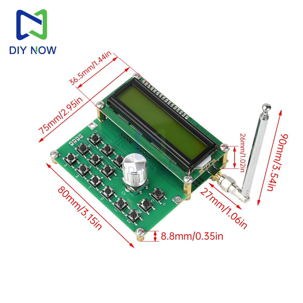 ADF4351 発振器　35MHz ～ 4500MHz　数回使用　中古