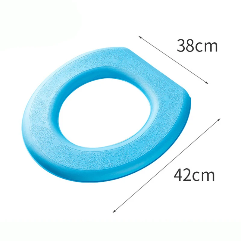 Washable Sticker Foam Toilet Cover Waterproof Bathroom Toilet Seat Reusable Silicone Four Seasons Household Accessories toilet seat cover,toilet seat cushion