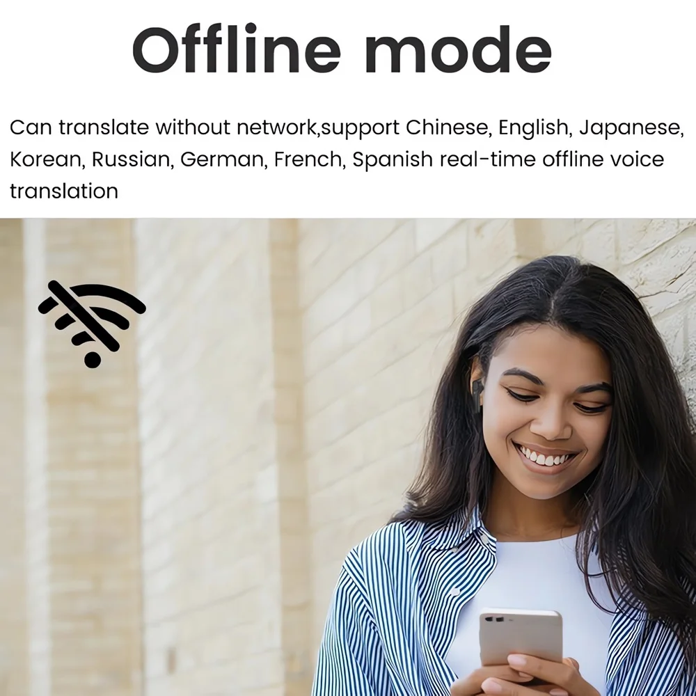 Intelligent Translate Earbuds 144 Languages Real Time AI Voice Translator 98% Accuracy Support Online OffLine 4 Translation Mode 4 Intelligent Translate Earbuds 144 Languages Real Time AI Voice Translator 98% Accuracy Support Online OffLine 4 Translation Mode 4