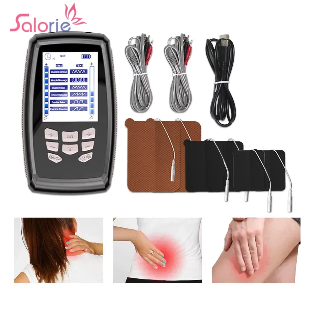 Heated EMS TENS Unit Muscle Stimulator Back Massager for Lower Back Pain  Cordless Lower Back Massager 6 Modes 16 Levels - AliExpress