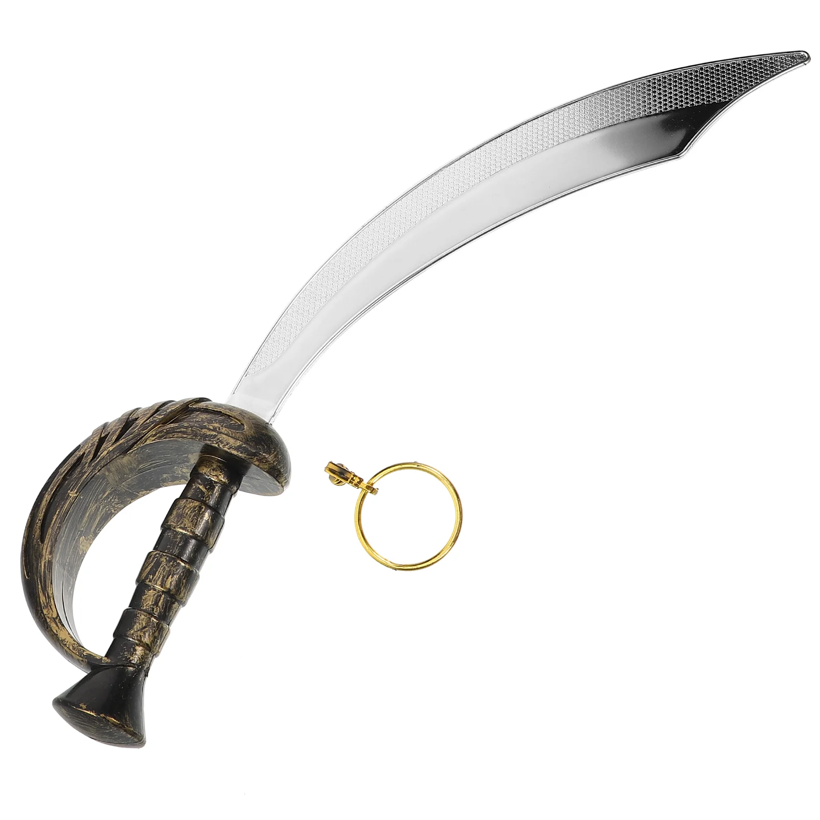Pirate Playset Cosplay Accessories Swords Prop Toy Plastic For Party Hoop Earring Festival