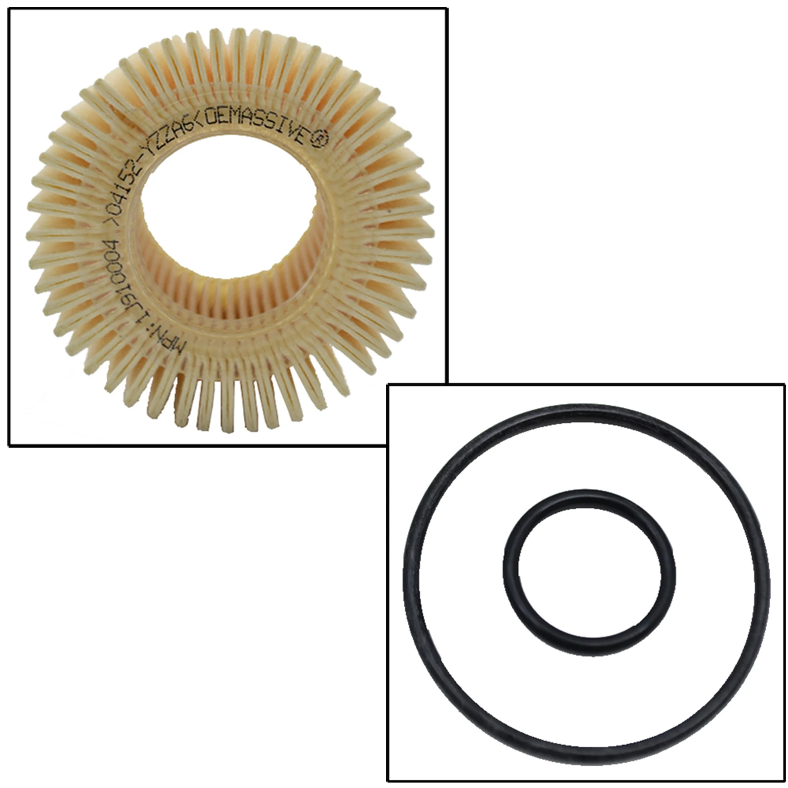 Car Oil Filter Car Filter Car Filter Set For Toyota Prius / Prius V / Plug-In 2011-2015 1.8L 2ZR-FXE 4 Cylinder Engine 04152-YZZA6