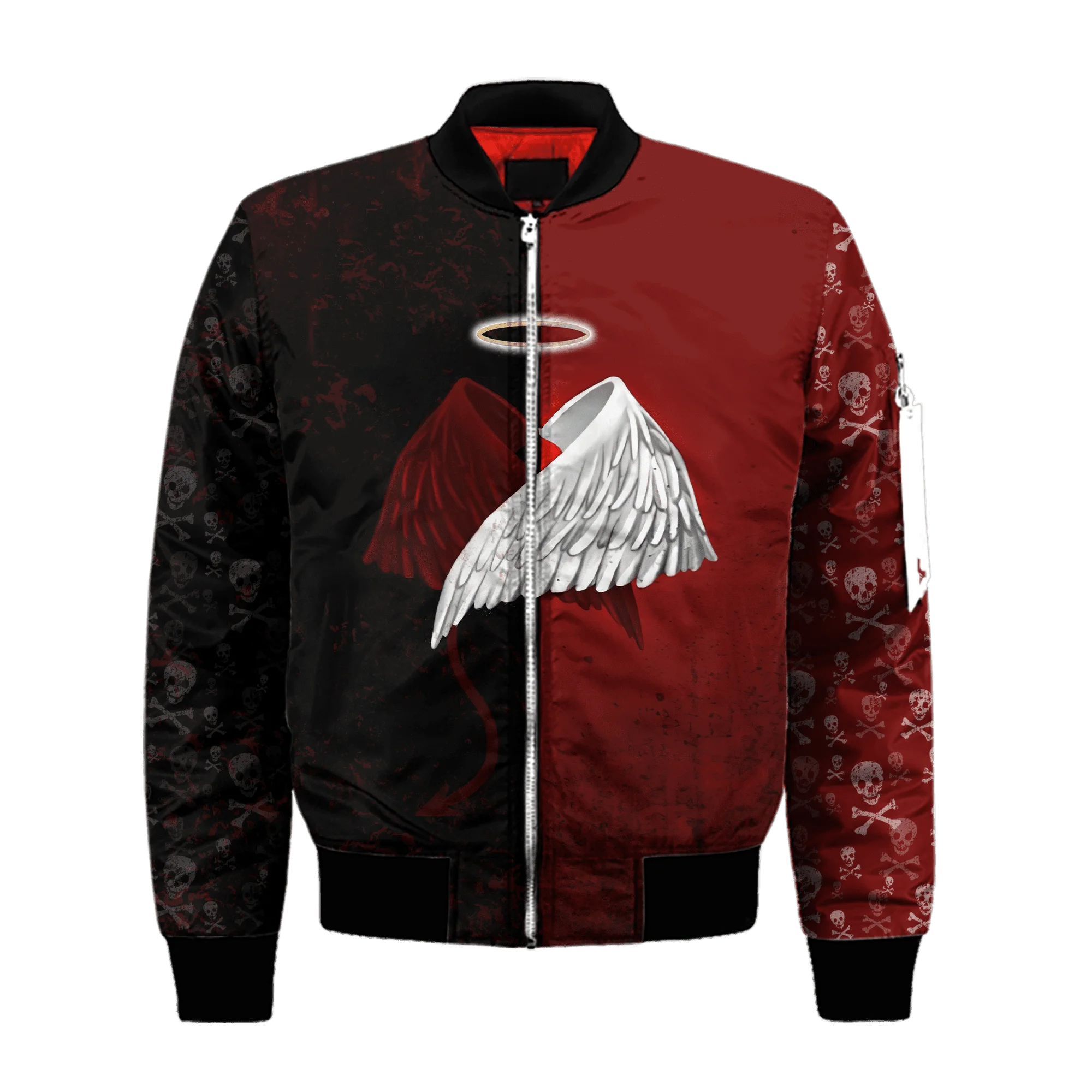 Herbst/Winter Männer Bomber Jacke Tattoo Spirale Drachen Lava 3D All Over Gedruckt Zip Sportswear Unisex Casual Zipper Jacke WP34 – Detail 6