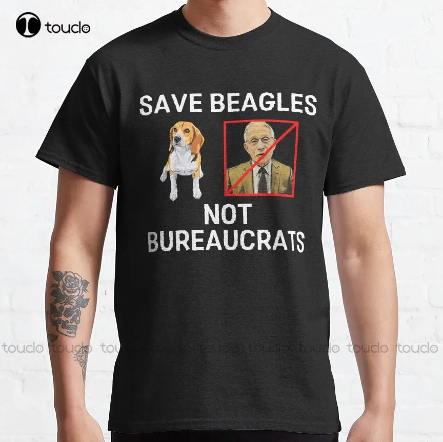 

Классическая Черная Мужская футболка с надписью «Save Beagles» без бюрократов, «пожарная вода», Мужская футболка на заказ, Футболки унисекс с цифровой печатью Aldult для подростков