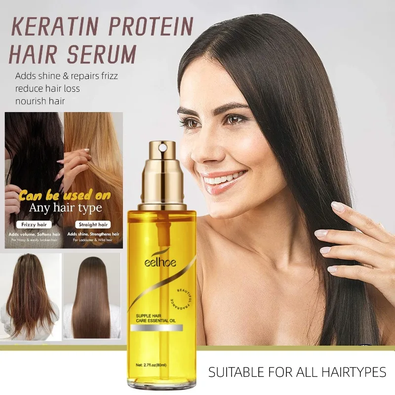 

Hair Care Essential Oil Nourishing Smooth Repair Dry Rough Dye Frizz Hair Restore Soft Shiny Scalp Treatment Hair Aromatic Spray