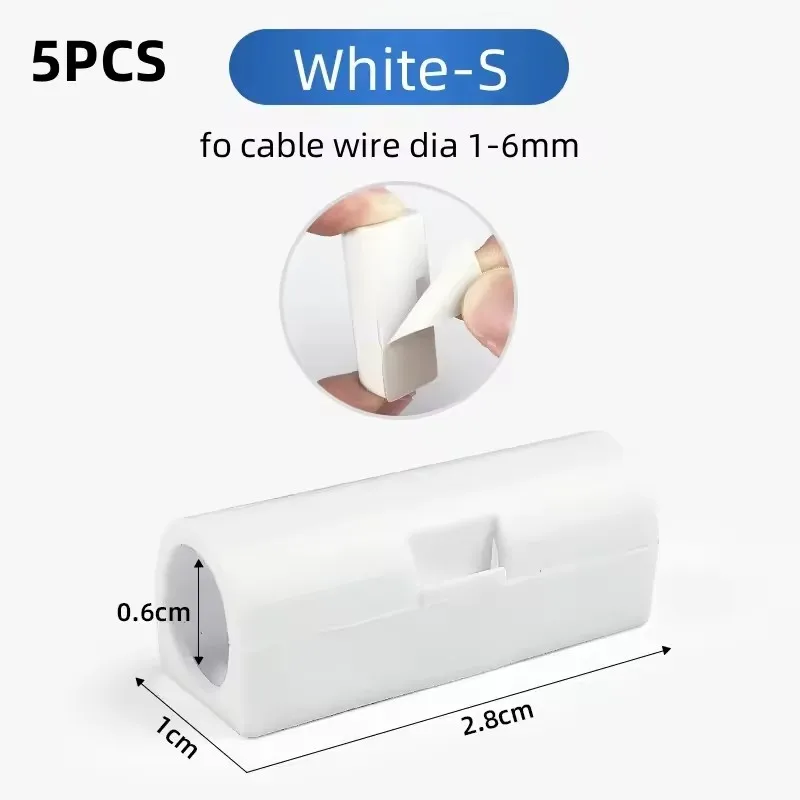 5PCS White-S
