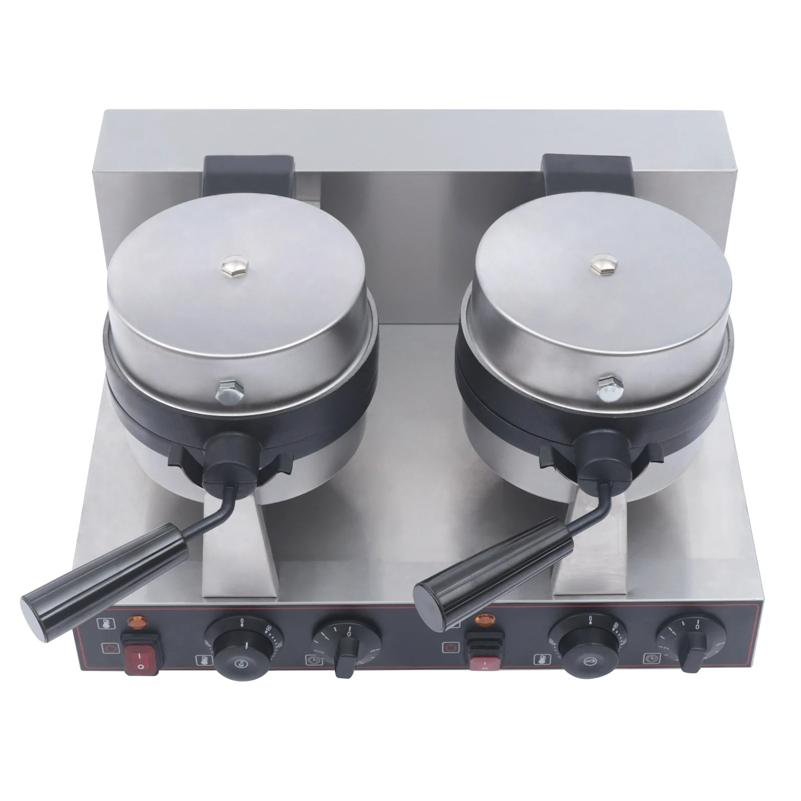 Electric Dual Panini Press Grill Non Stick Burger Sandwich Maker With Temperature & Time Control For Home & Commercial Use