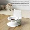 Detachable Ceramic Elevated Pet Bowl - Anti-Spill Large Capacity Tilt Design Pet Drinking and Eating Bowl & Water 4