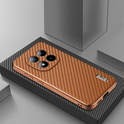 Carbon Fiber Phone Case - New Hot Series for Redmi Note 13 5G (Light brown)