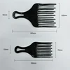 1pc Insert Afro Hair Pick Comb Wide Comb Teeth Hair Fork Brush Man Oil Head Hair Plastic Gear Comb Curly Afro Hairdressing Tools 3