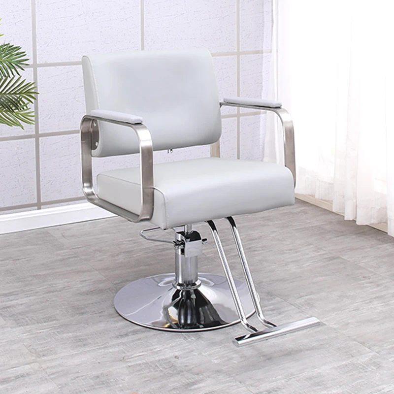 Aesthetic Barbers Chairs Swivel Rotating Professional Hairdressing Chair Backrest Sillas Giratoria Hairdressing Furniture MQ50BC