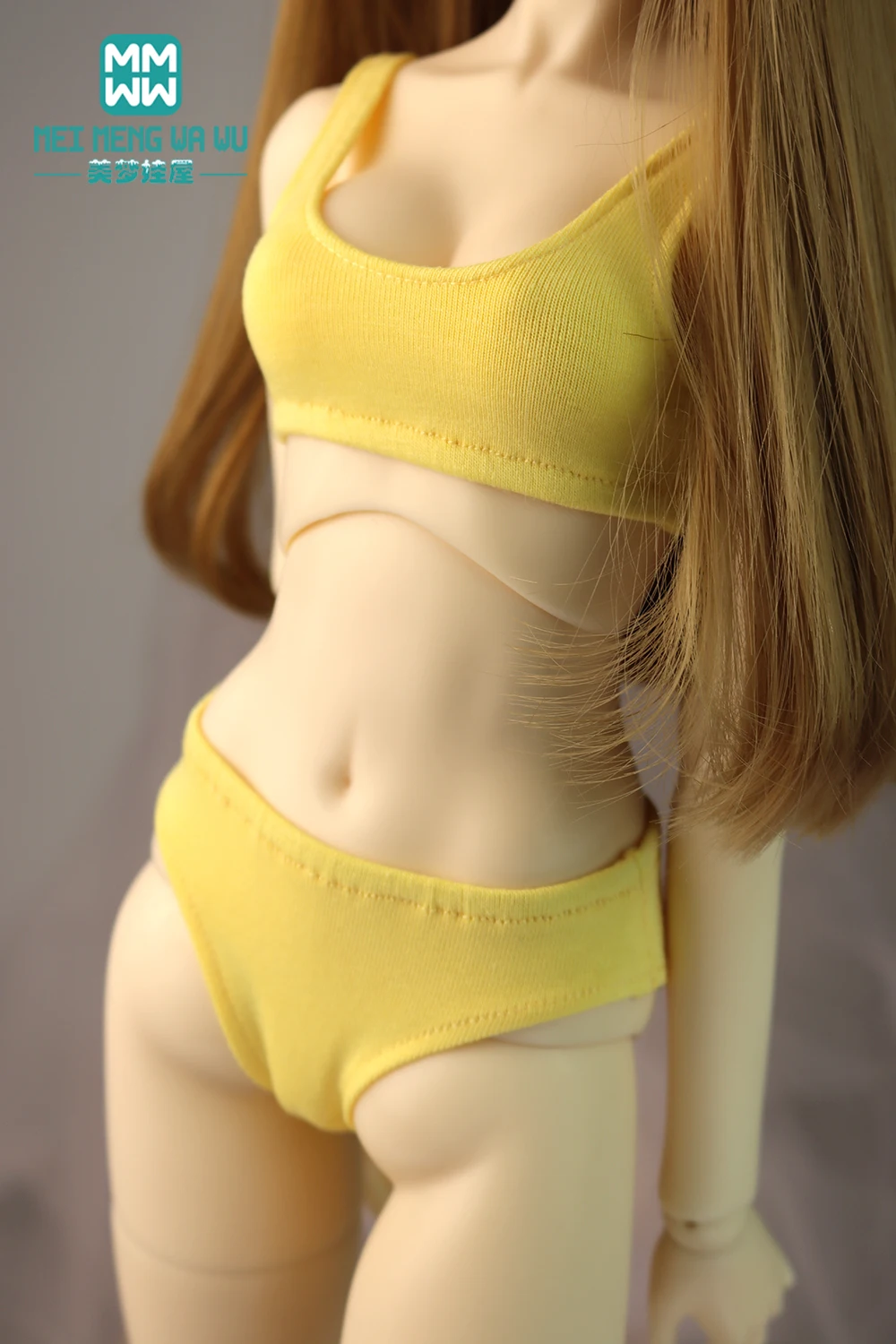 Passend für 28–60 cm große Puppen, 1/3, 1/4, 1/6 SD, DD, MSD, YOSD, BJD, Puppenzubehör, modisches Hosenträger-Unterwäsche-Set – Detail 30