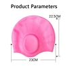 Waterproof Swimming Cap Men Women High Elasticity Ears Protection Silicone Diving Cap For Summer Beach Swimming Diving Caps New 6