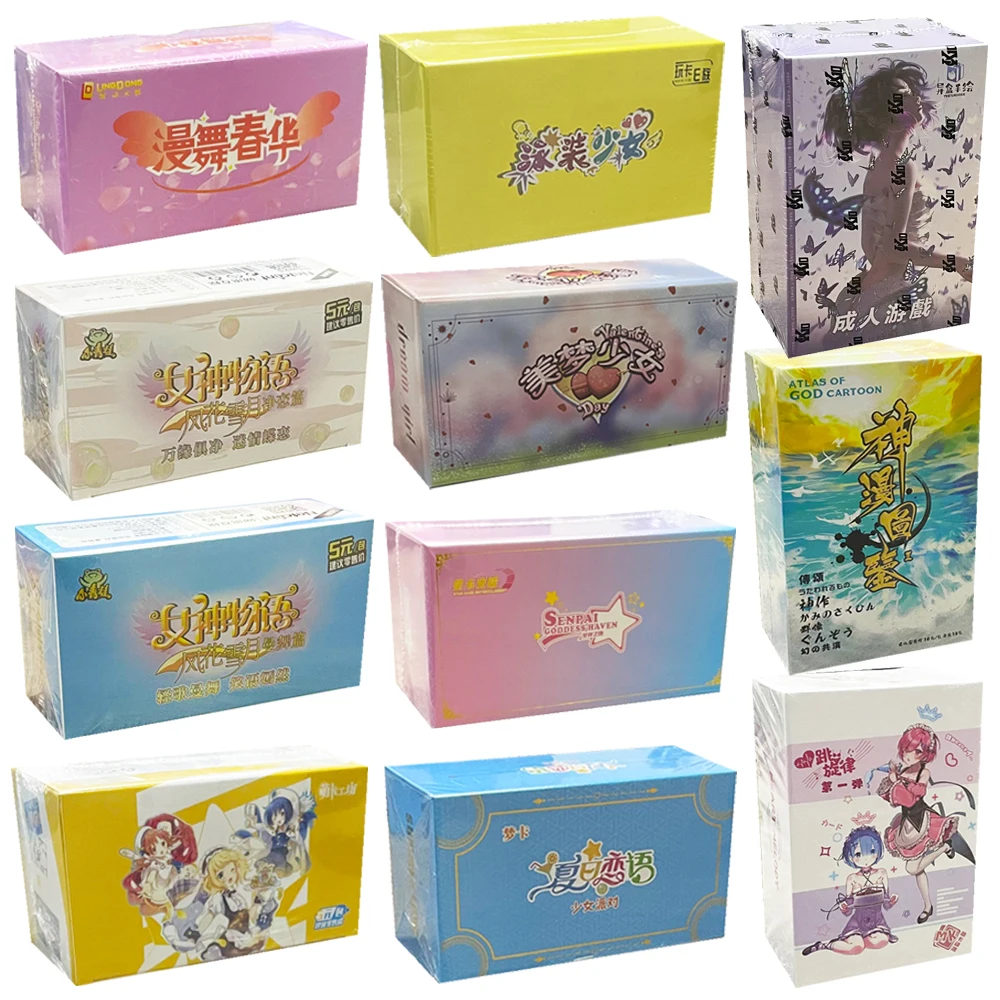 

Goddess Story Card Anime Games Collectible Girl Party Swimsuit Bikini Fate Feast Promo Booster Box Doujin Toys And Hobbies Gift