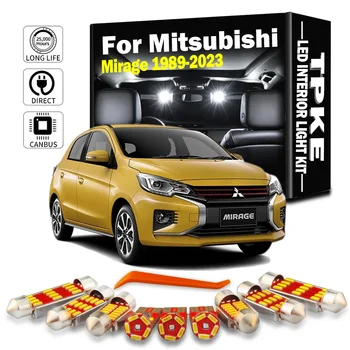 TPKE For For Mitsubishi Mirage 1989- 2017 2018 2019 2020 2021 2022 2023 Car LED Bulb Interior Map Roof Number Plate Light Kit 1