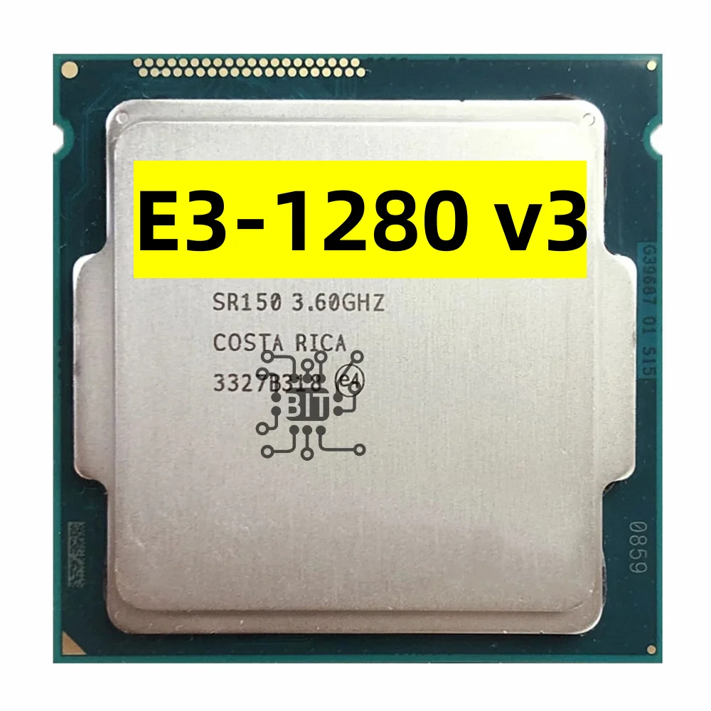 Processador Cpu Xeon Quad Core Oito Thread E31280 v3 35 Ghz l2 = 1m l3 = 8m 82w Lga 1150
