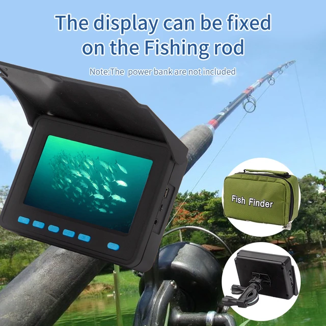 WF25C Portable Underwater Fishing Inspection Camera Night Vision Camera 4.3  Inch Waterproof IP68 20M Cable for Ice/Sea - AliExpress