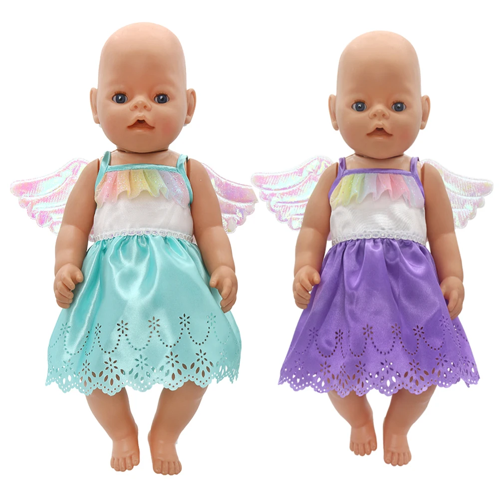 Babypuppenkleid 43 cm für 17" Mädchenpuppe Sommer-Outwear-Zubehör – Detail 25
