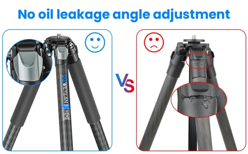 Description Picture 6 of itemWEYLLAN Carbon Fiber Heavy Duty Tripod 69'' Professional Tripod 29mm Leg with DSLR Tripod Ball Head for Digital SLR DSLR Camera