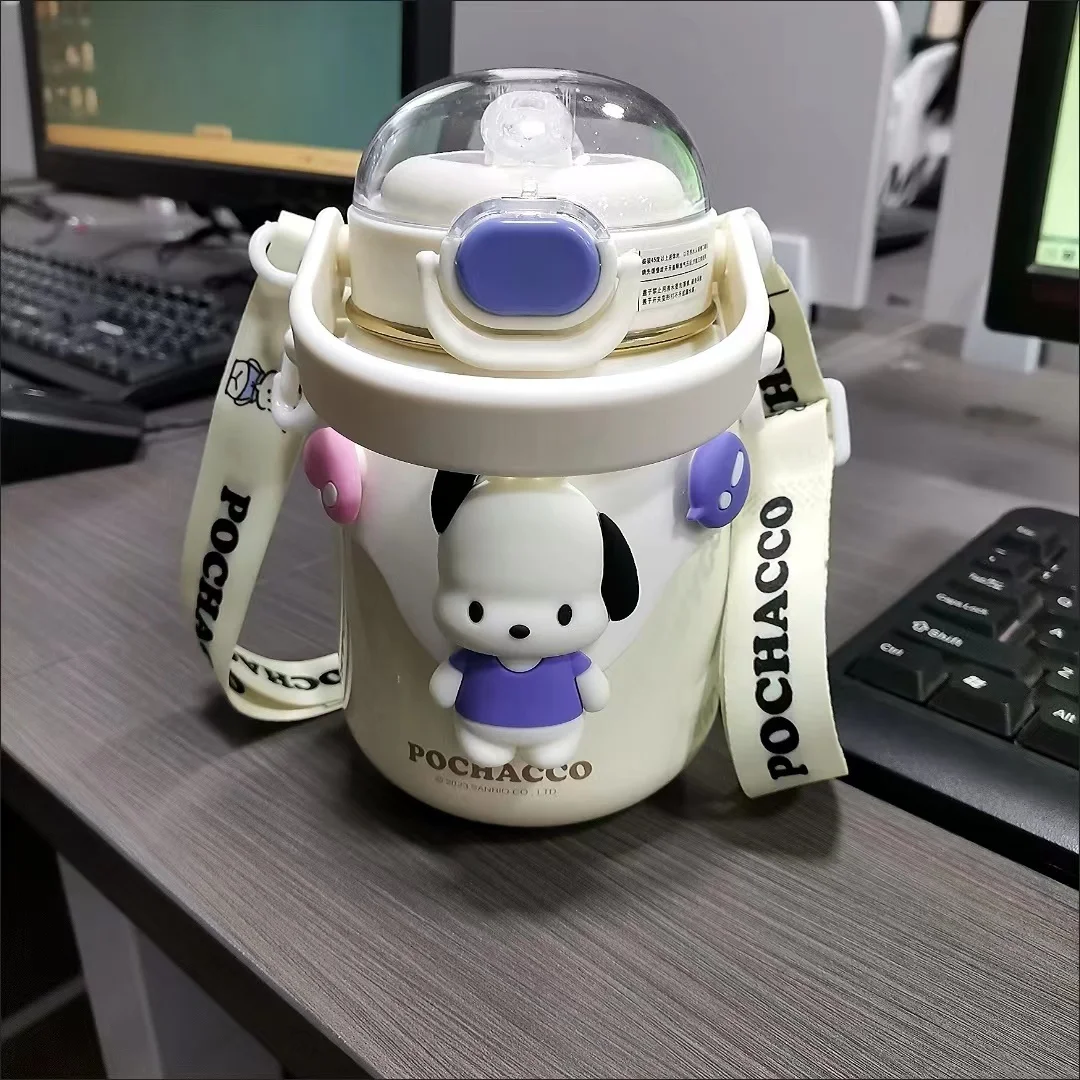 

Sanrio Kuromi Cinnamoroll бутылка для воды 700 мл 316 нержавеющая Термокружка Симпатичные Мультяшные детские бутылки для воды подарок на день рождения для ребенка