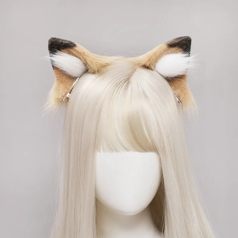Lolita Lion Ears Headband Tail Set Cosplay Accessories
